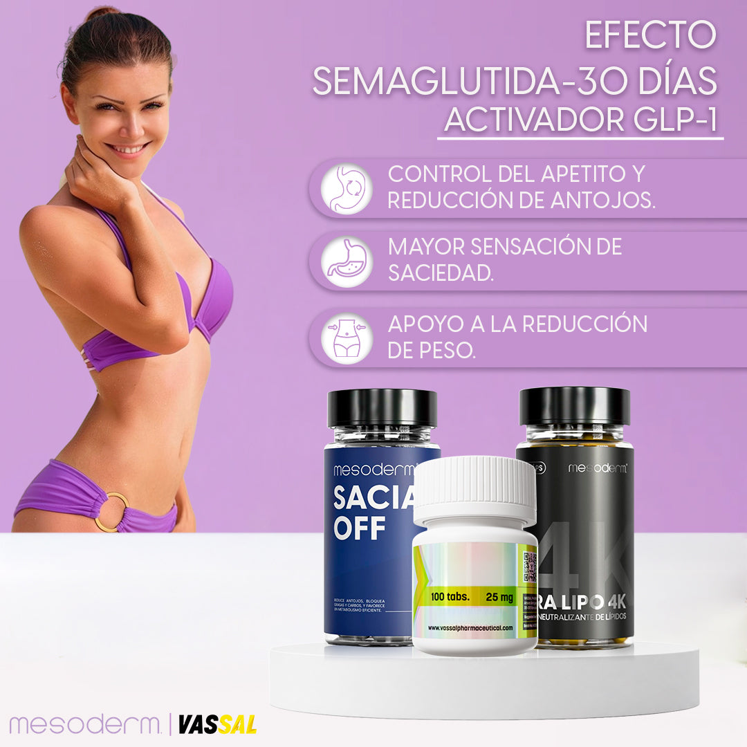 Efecto semiglutada en 30 días-ACTIVADOR GLP1