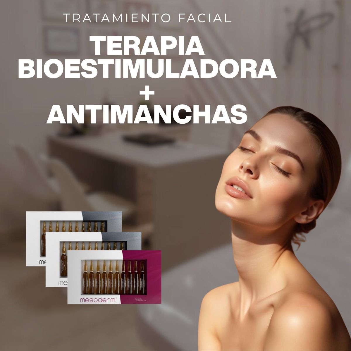 Tratamiento Facial Terapia Bioestimuladora + Antimanchas