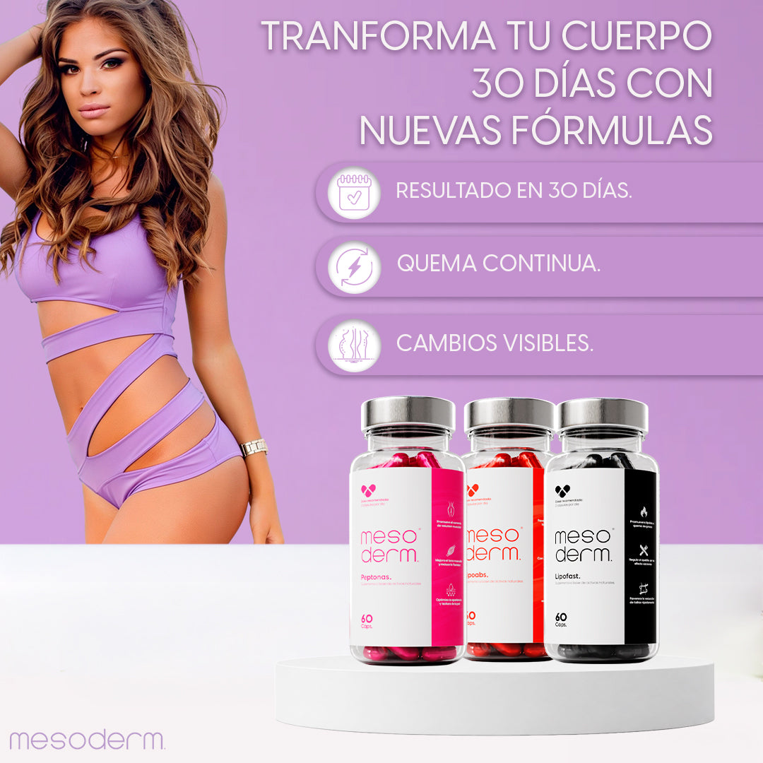 Transforma tu cuerpo en 30 días con nuestras nuevas formulaciones