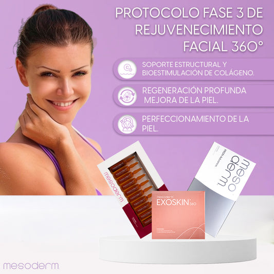 PROTOCOLO FASE 3 – REJUVENECIMIENTO FACIAL 360° MESODERM